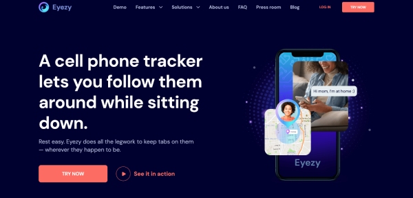 A cell phone tracker lets you follow them around while sitting down.